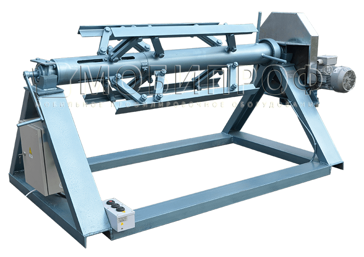 Новинка! Двухопорный самоцентрирующийся разматыватель с электроприводом!